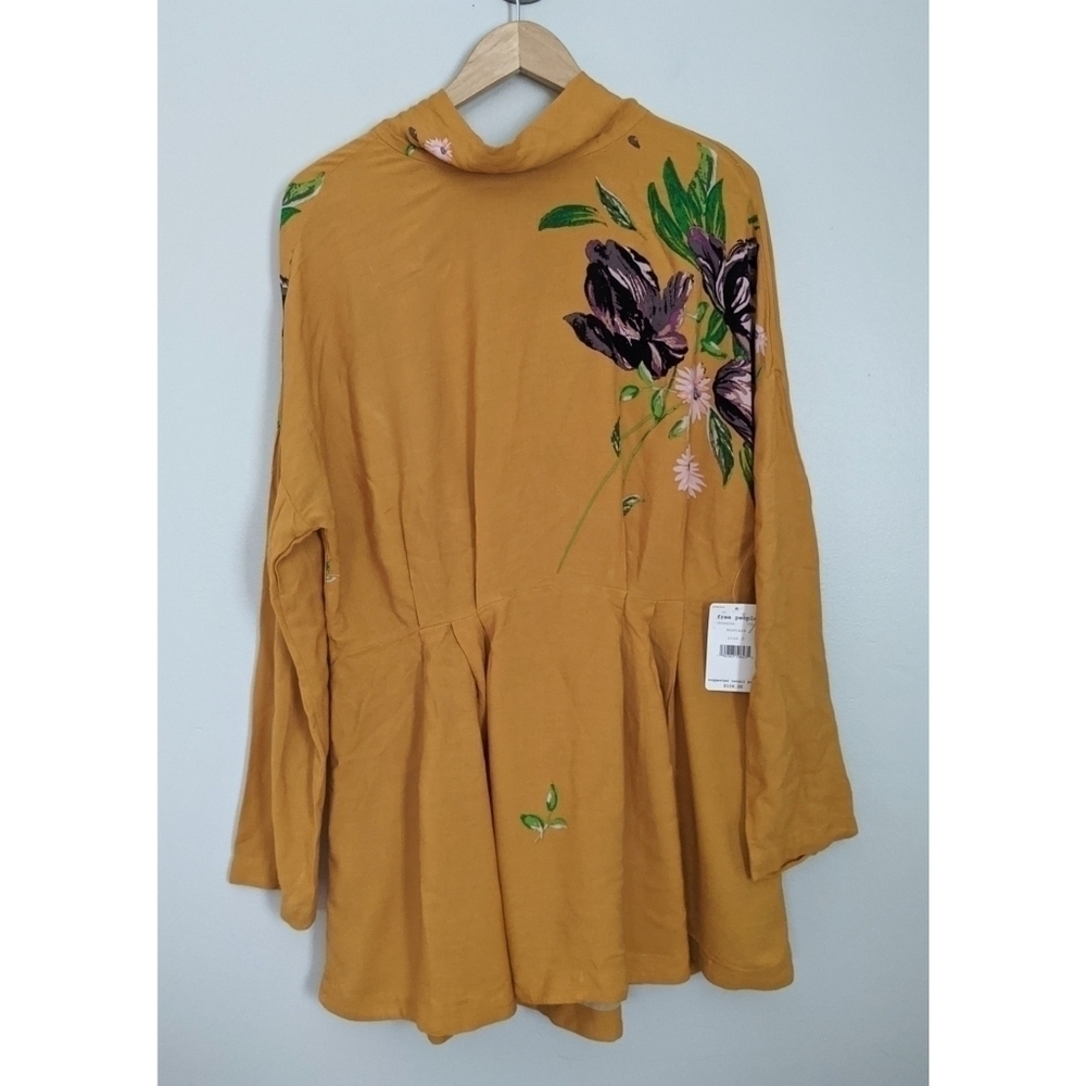 🆕 Free People Gemma Floral Tunic Mini Dress